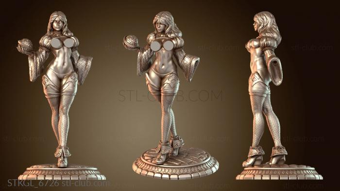 Статуэтки девушки NSFW Моргана