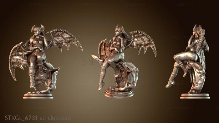 Статуэтки девушки Расслабленная Морриган Энд из Darkstalkers