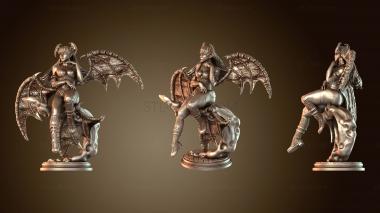 3D модель Расслабленная Морриган Энд из Darkstalkers (STL)