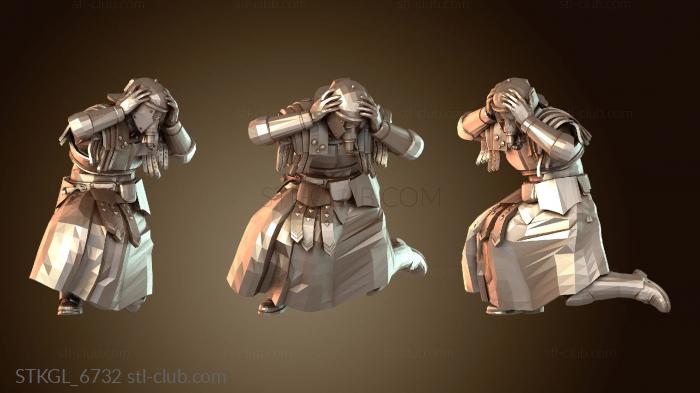 Статуэтки девушки Миномет