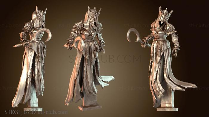 Статуэтки девушки Проклятая скорбная ведьма