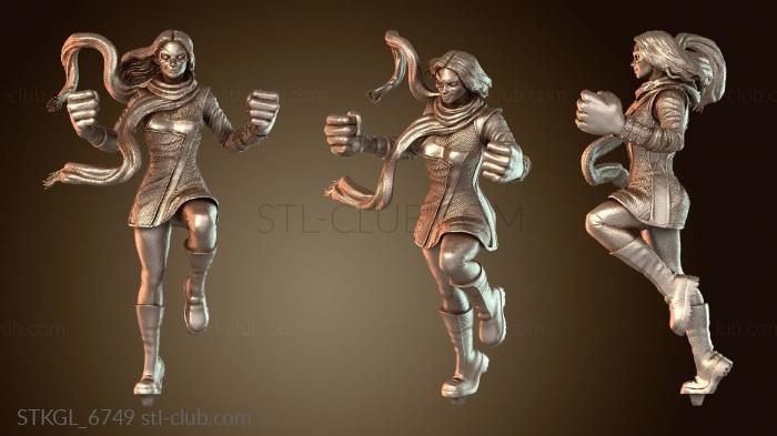 Статуэтки девушки МС Марвел Армс