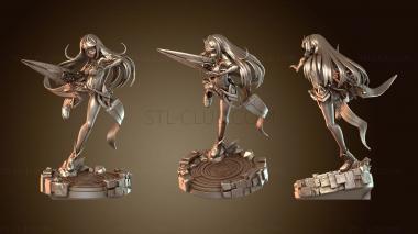 3D модель Волосы на спине Митры (STL)