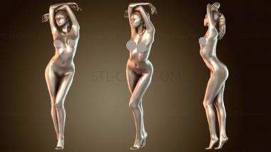 3D модель Стоящая обнаженная женщина (STL)