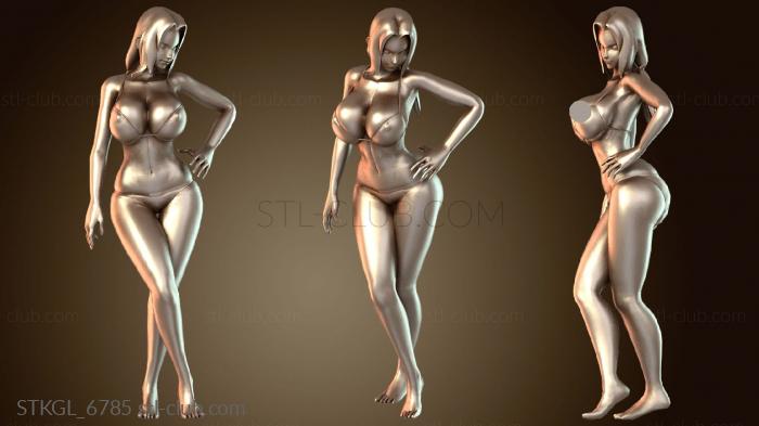 Статуэтки девушки Наруто Цунаде