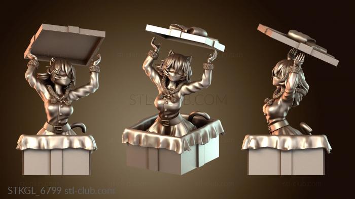 Статуэтки девушки Неко