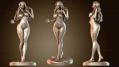 3D модель Взрослая Незуко в нижнем белье (STL)