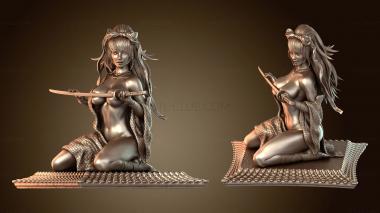 3D модель Женщина-ниндзя (STL)