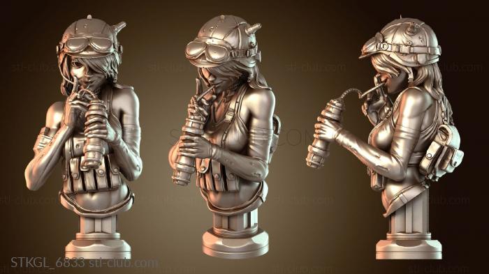 Статуэтки девушки Нитро