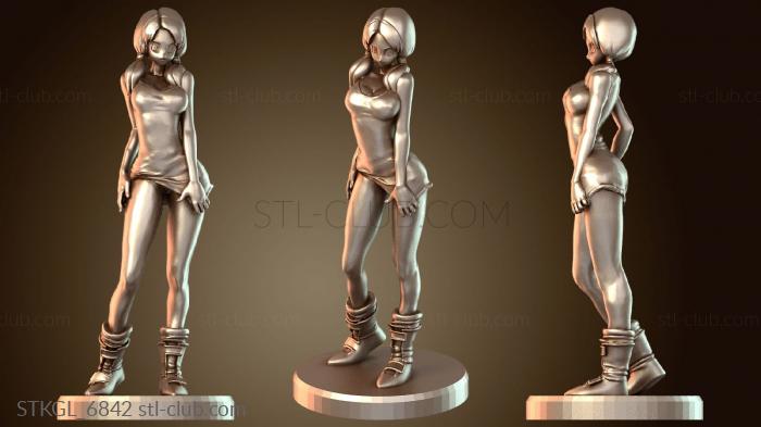 Статуэтки девушки Nopan отремонтирован