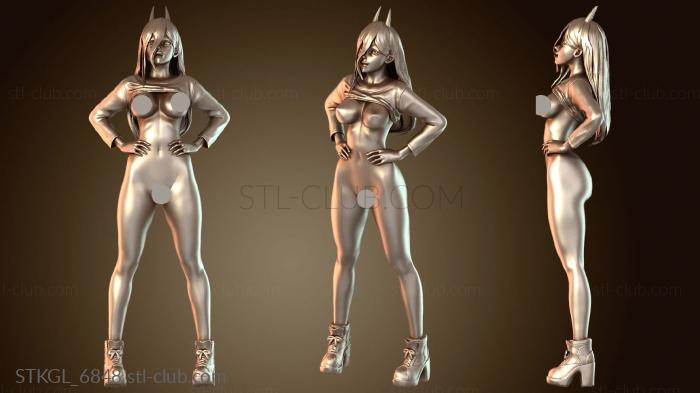 Статуэтки девушки Бензопила Man Power Novadesing Female