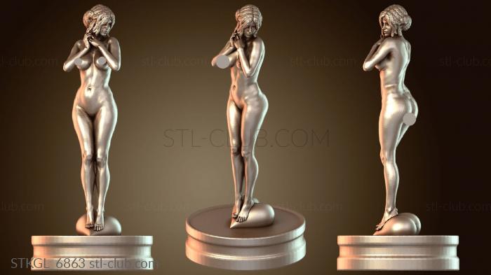 Статуэтки девушки Подборка NSFW Ким Обнаженная Подробная