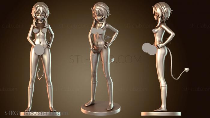 Статуэтки девушки NSFW Люмин