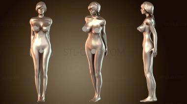3D модель NSFW Девушка Теттона (STL)