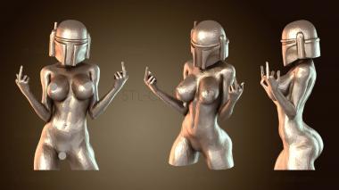 3D модель Обнаженный Боба Фетт (STL)