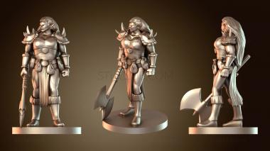 3D модель Орк-воительница (STL)