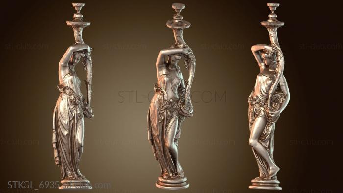 Статуэтки девушки Палауда Нимфа