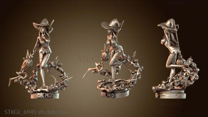 Статуэтки девушки Вдохновленная фигуркой Нами персиковая фигурка