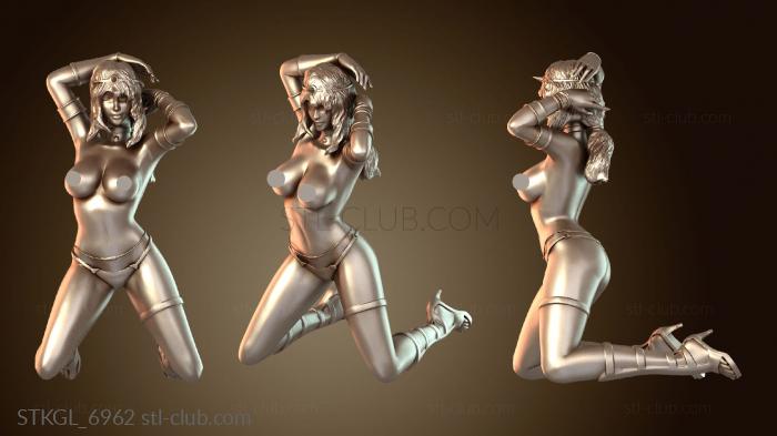 Статуэтки девушки Женщина-столп