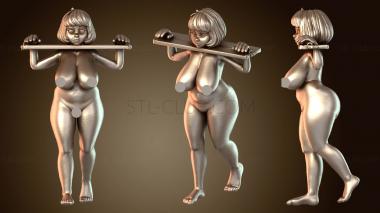 3D модель Полная женщина в иге (STL)