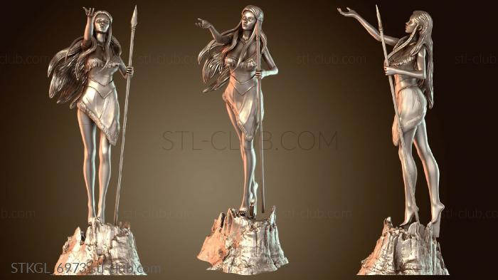 Статуэтки девушки Покахонтас Арм