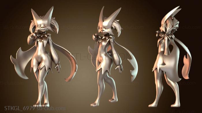 Статуэтки девушки Покемон Мяускарада Рубим