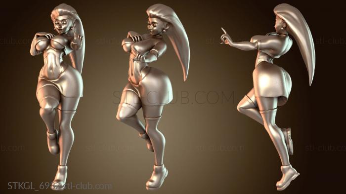 Статуэтки девушки Поки-Грильс Джесси Вариация