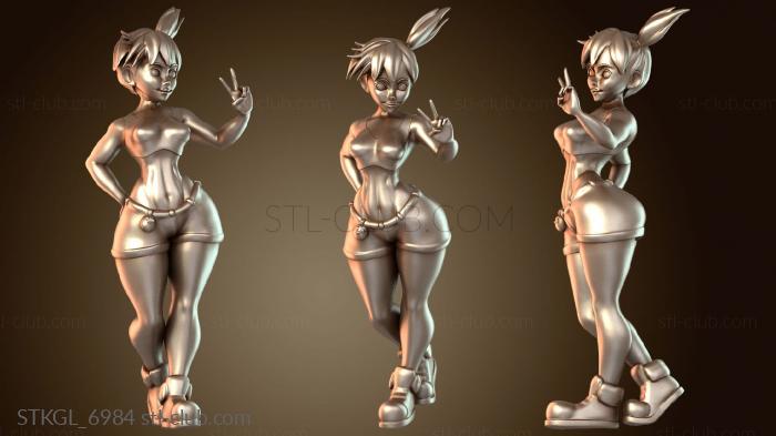 Статуэтки девушки Поки-Грильс Мистикал наполовину