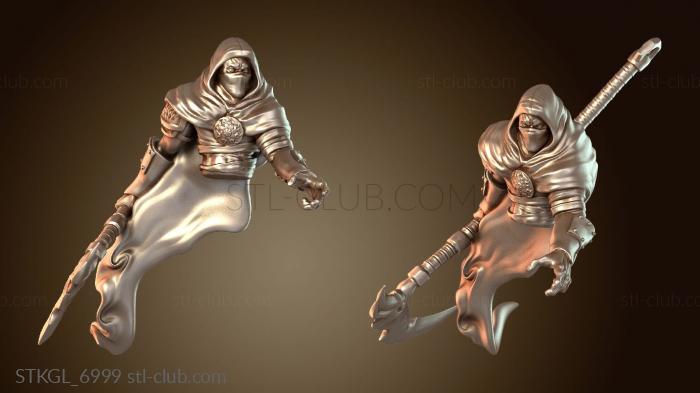 Статуэтки девушки Поза Райдера