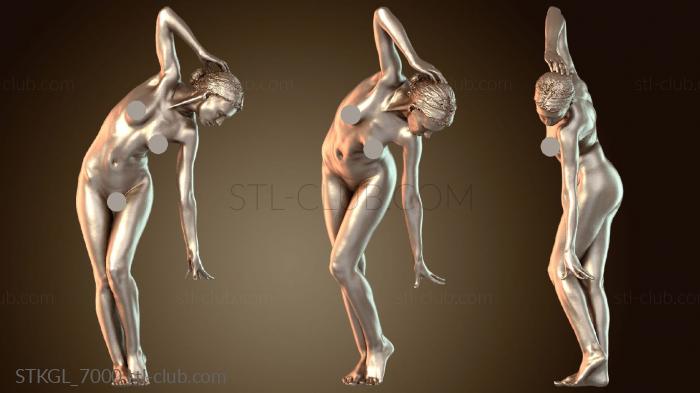 Статуэтки девушки Поза динамическая