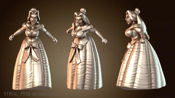 Статуэтки девушки Оружие принцессы Белль