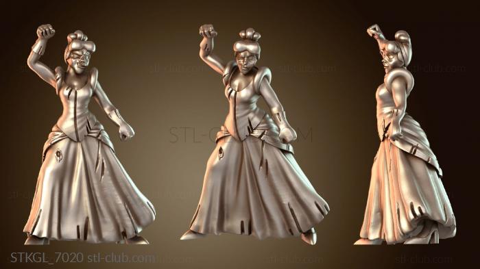 Статуэтки девушки Оружие принцессы Золушки