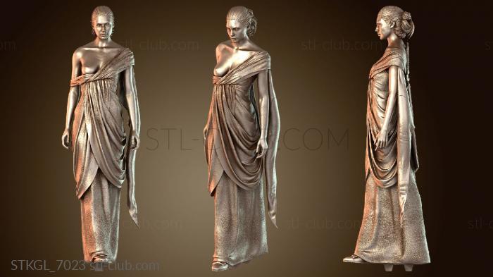 Статуэтки девушки Платье принцессы Дианы Гала-синего цвета NSFW