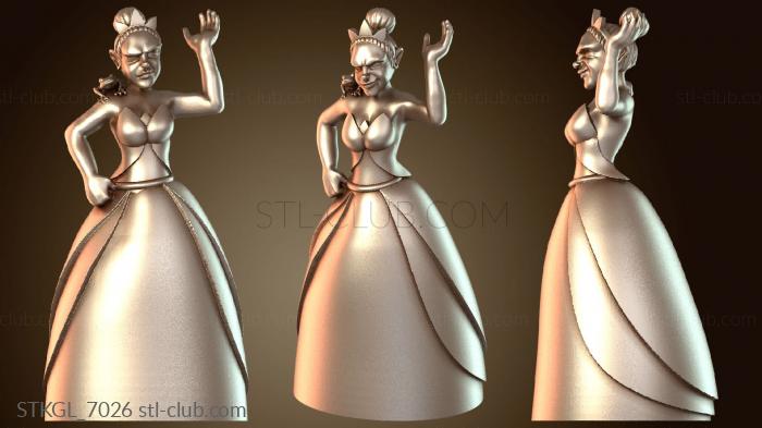 Статуэтки девушки Оружие принцессы-лягушки