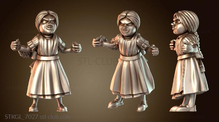 Статуэтки девушки Оружие принцессы Гретель