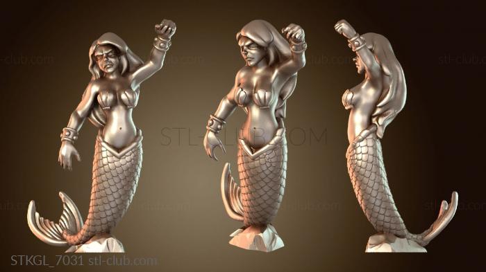 Статуэтки девушки Оружие принцессы-русалки