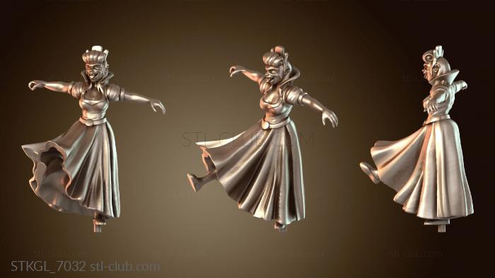 Статуэтки девушки Оружие принцессы Горошин