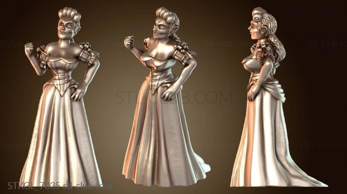 Статуэтки девушки Оружие принцессы Сисси