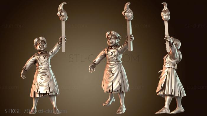 Статуэтки девушки Злая Принцесса Девочка со Спичками