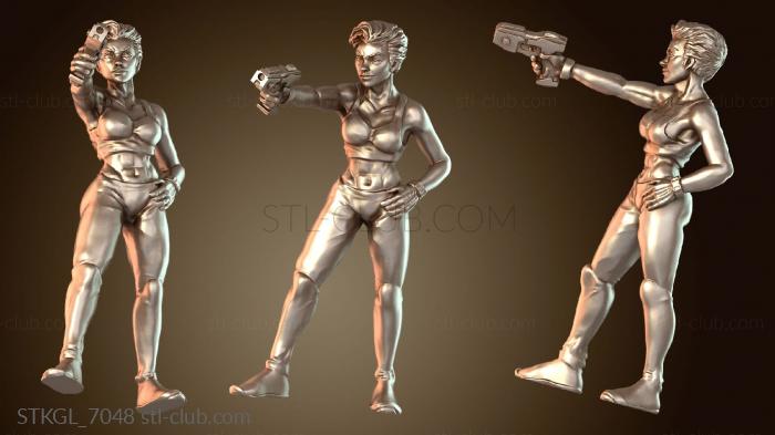 Статуэтки девушки Поза действия психопата