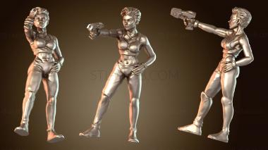 3D модель Поза действия психопата (STL)