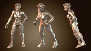 3D модель Поза психопата стоя (STL)