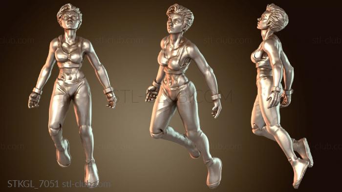 Статуэтки девушки Психопат Ноль