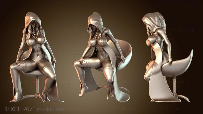 Статуэтки девушки Qbarkz Женщина-Маг