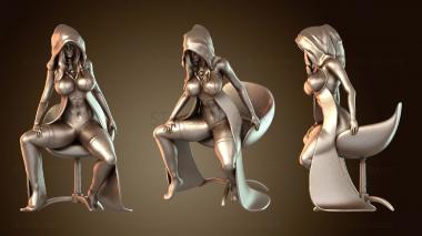 3D модель Qbarkz Женщина-Маг (STL)