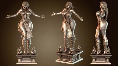 3D модель Кольцо королевы Марики Элден с платьем (STL)