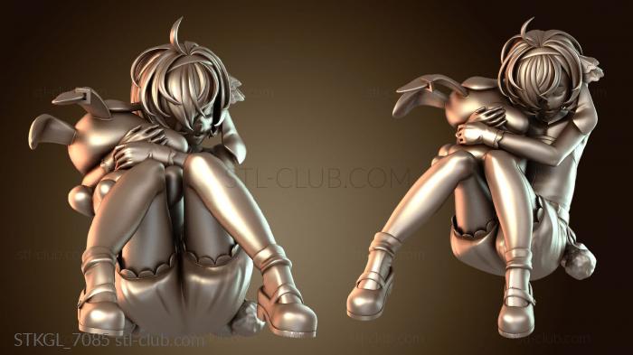 Статуэтки девушки Кролик Мия Кун Прогулка