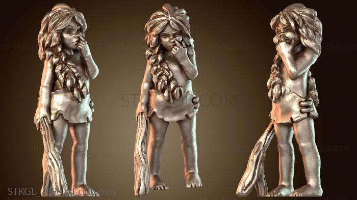 Статуэтки девушки Ram Village Kid Kick