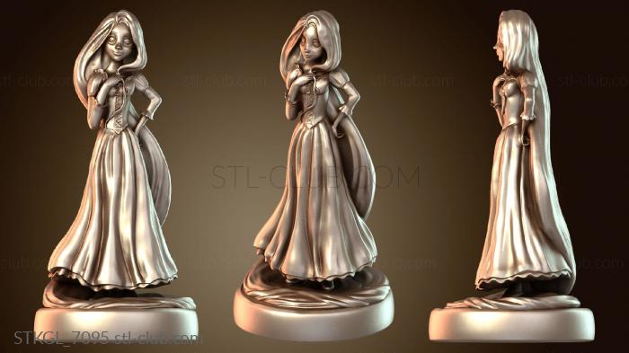 Статуэтки девушки Принцесса Рапунцель