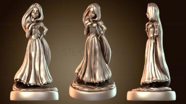 3D модель Принцесса Рапунцель (STL)